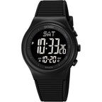 Cakcity Digital Watch For Women Waterproof Stopwatch Sports Watches For Mens And Womens Unisex Outdoor Rubber Strap Multifunction Wristwatch With Luminous Display