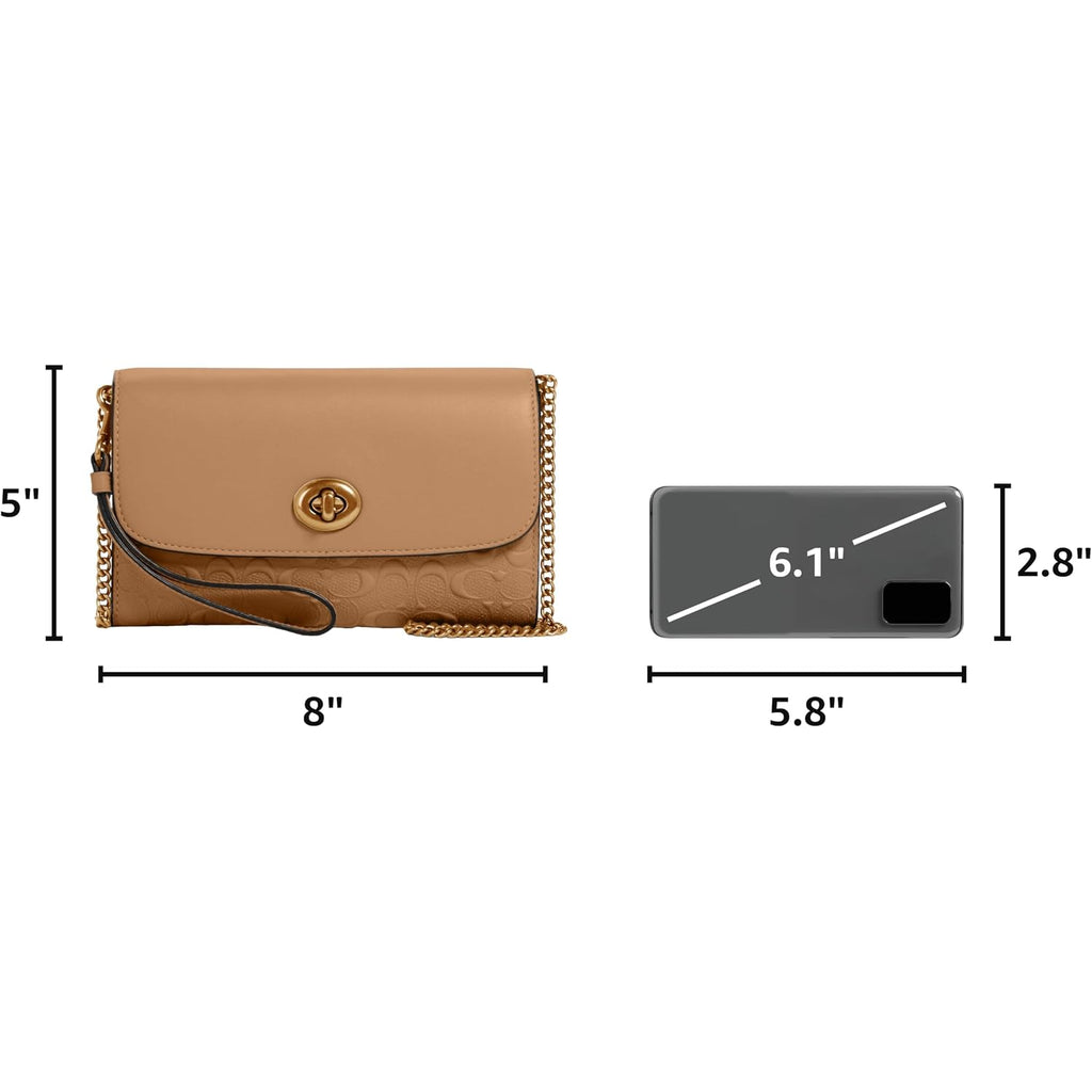 Coach Women'S Chain Crossbody In Signature Canvas