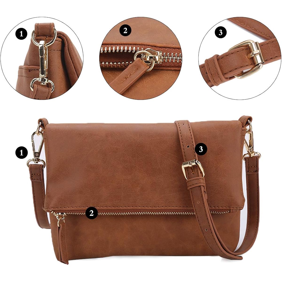 Gladdon Crossbody bags for Women Crossbody Purse Shoulder Bag