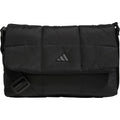Adidas Unisex Quilted Crossbody Bag – Soft Cushioned Puffer Purse, Foldover