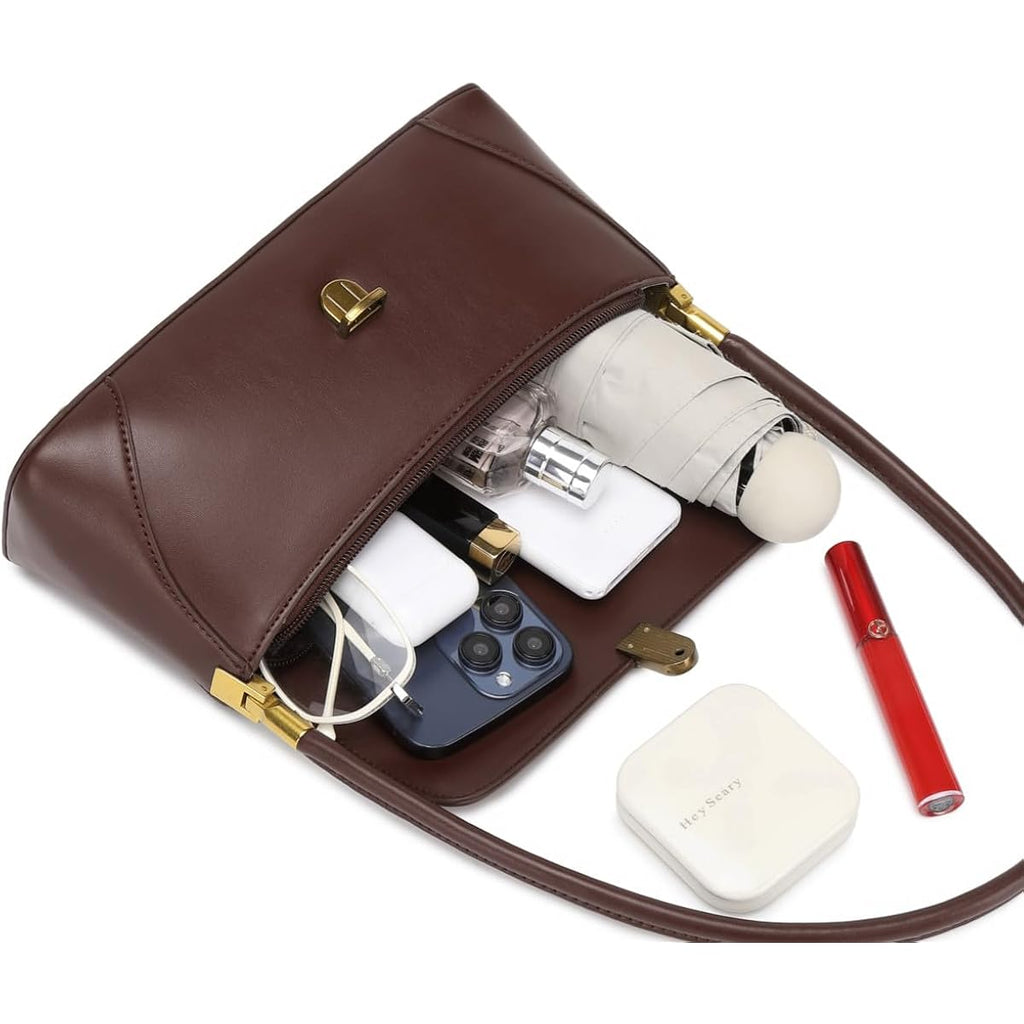 Wsrydjdl Shoulder Bags For Women Vintage Handbag Retro Classic Small Purse Cute Hobo Tote Handbag Mini Clutch Purse