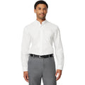 Amazon Essentials Men'S Long Sleeve Oxford Dress Shirt, Regular-Fit, Button-Down Collar, Chest Patch Pocket, 100% Cotton