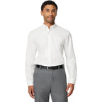 Amazon Essentials Men'S Long Sleeve Oxford Dress Shirt, Regular-Fit, Button-Down Collar, Chest Patch Pocket, 100% Cotton
