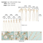 Handmade Pearl Bridal Hair Pins Wedding Hair Accessories For Women Brides Bridesmaid