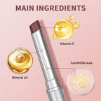 BAISEN DIARY Honey Lipstick Tinted Lip Balm - Sheer Hydrating Lipstick for All Skin Tones - Moisturizing Lip Color, Nourishing Lip Balm with a Hint of Natural Black Cherry Tint (Nude Honey)