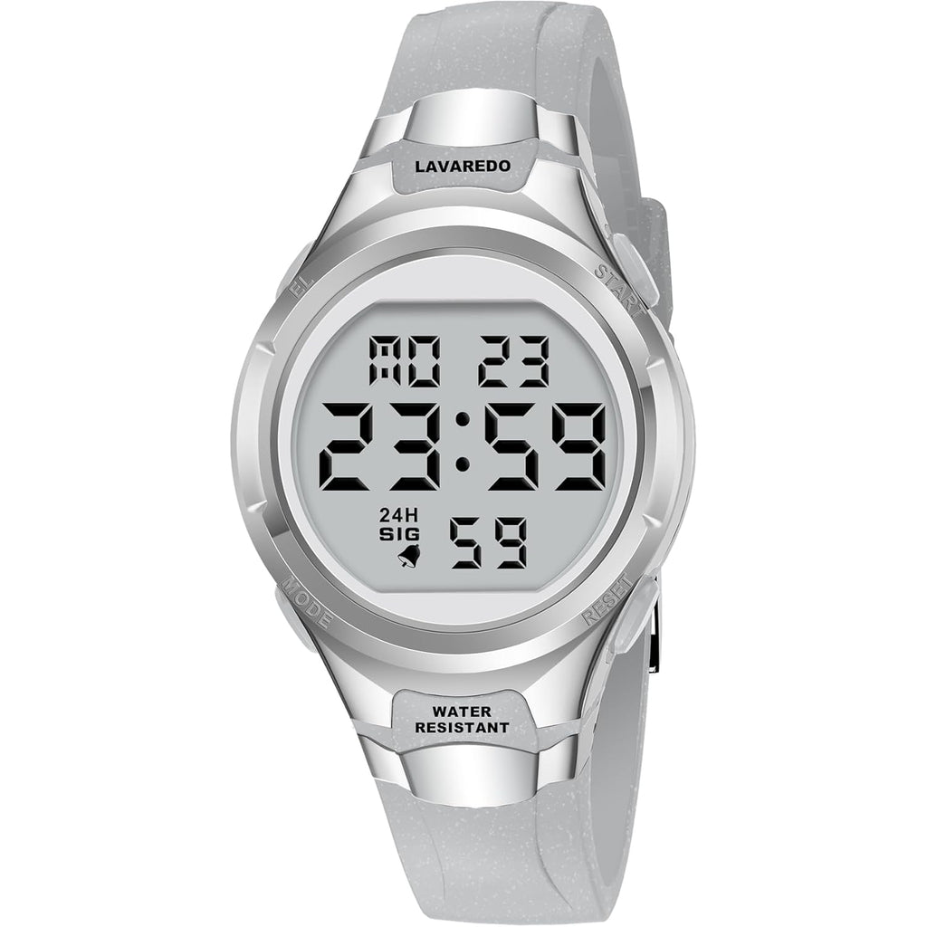 Watches for Women Sport Digital Womens Watch Waterproof with Silicone Strap Alarm/Stopwatch/Chronograph/LED Back Light