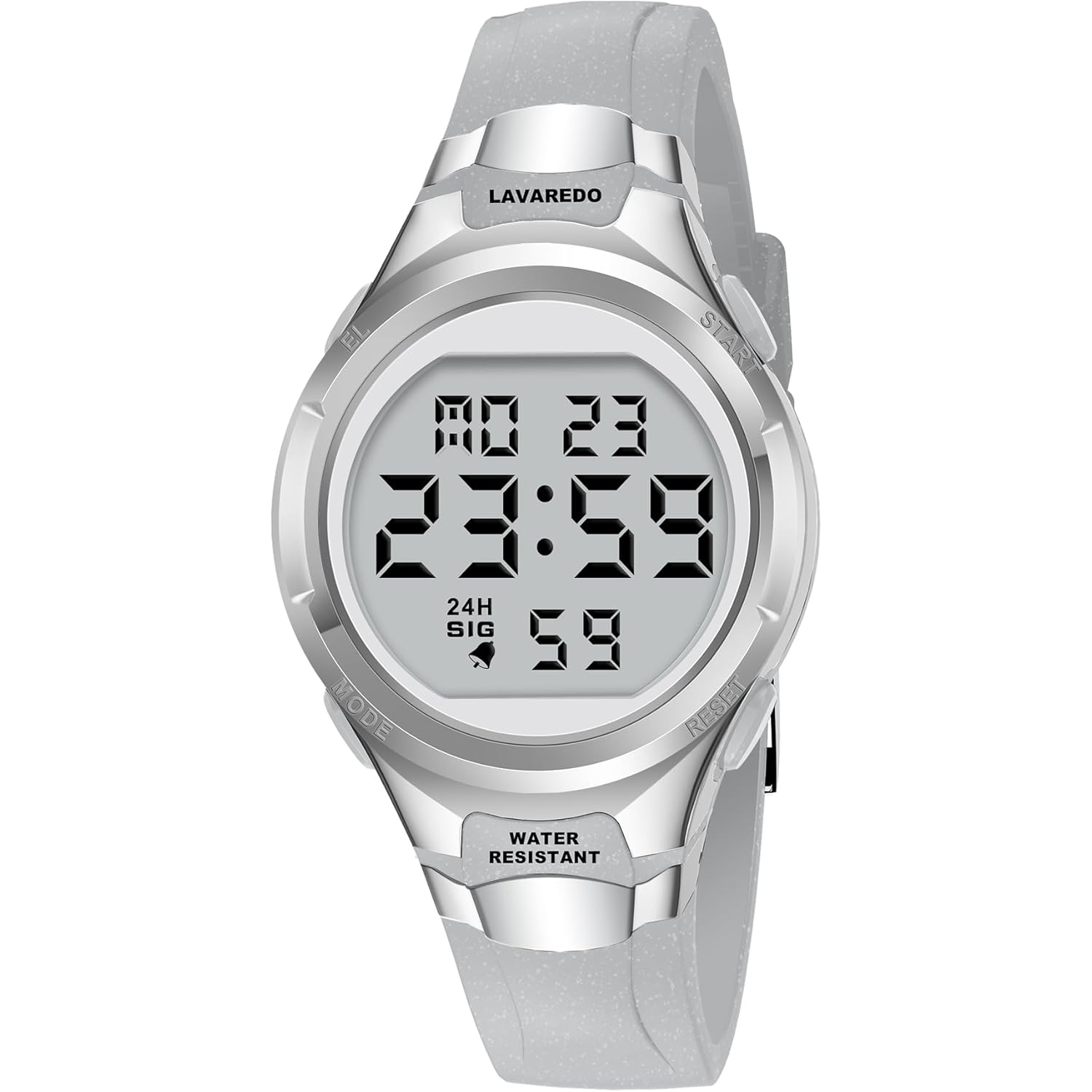 Watches for Women Sport Digital Womens Watch Waterproof with Silicone Strap Alarm/Stopwatch/Chronograph/LED Back Light