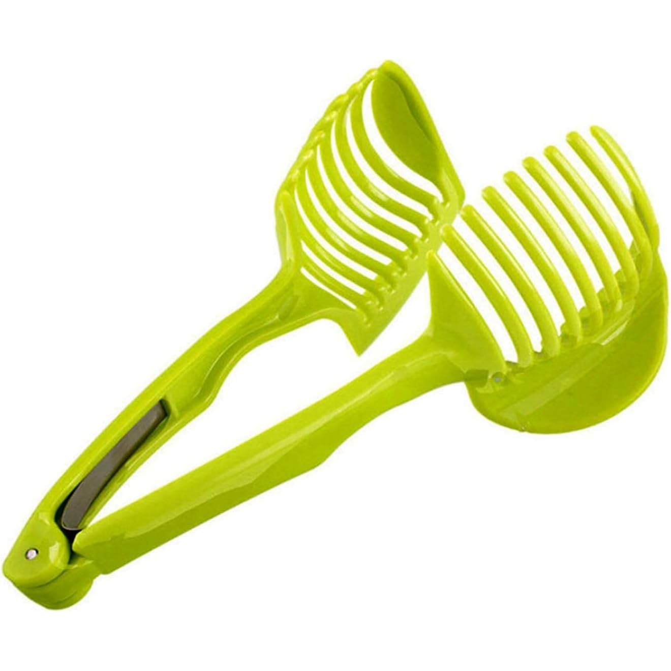 Lemon Tomato Food Tongs, Manual Fruit Tool, Round Fruit & Vegetable Cutting Holder, Handy Uncharged Kitchen Gadget