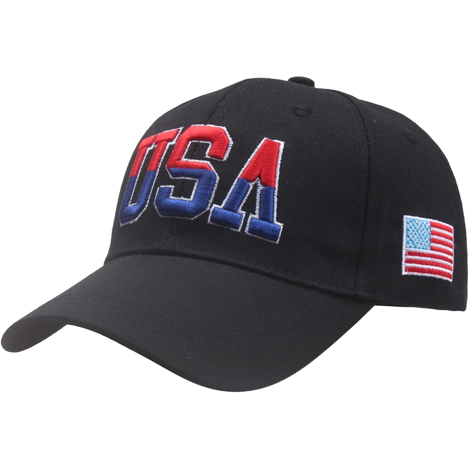 Patriotic Baseball Cap For Women American Usa Flag Trucker Hat Adjustable Strap Dad Hats For Men Medium