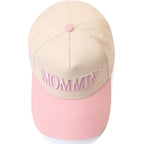 Mommin Trucker Hat, Mothers Day Mom Gifts for Women Baseball Baps Two-Tone Embroidery Mama Hats for Casual Wear M Pink