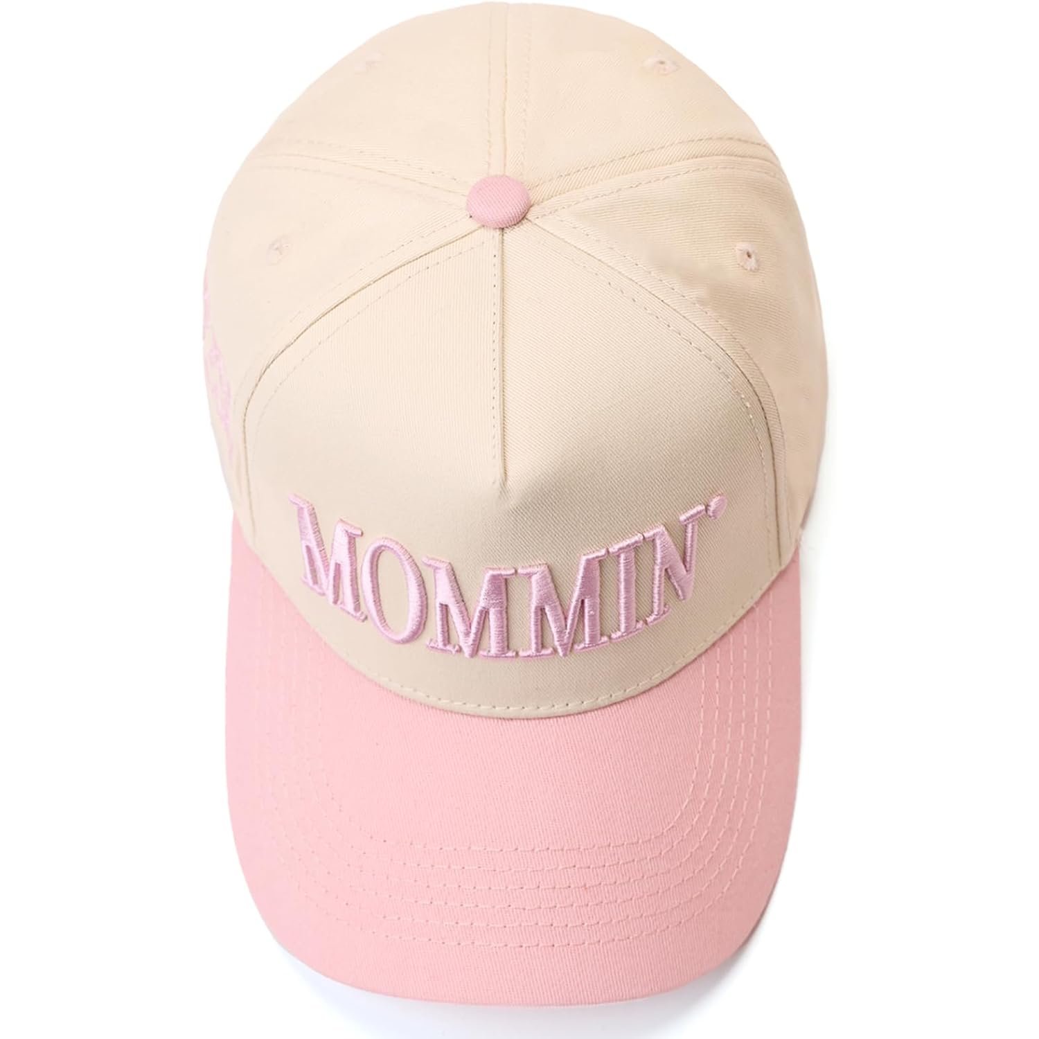 Mommin Trucker Hat, Mothers Day Mom Gifts for Women Baseball Baps Two-Tone Embroidery Mama Hats for Casual Wear M Pink