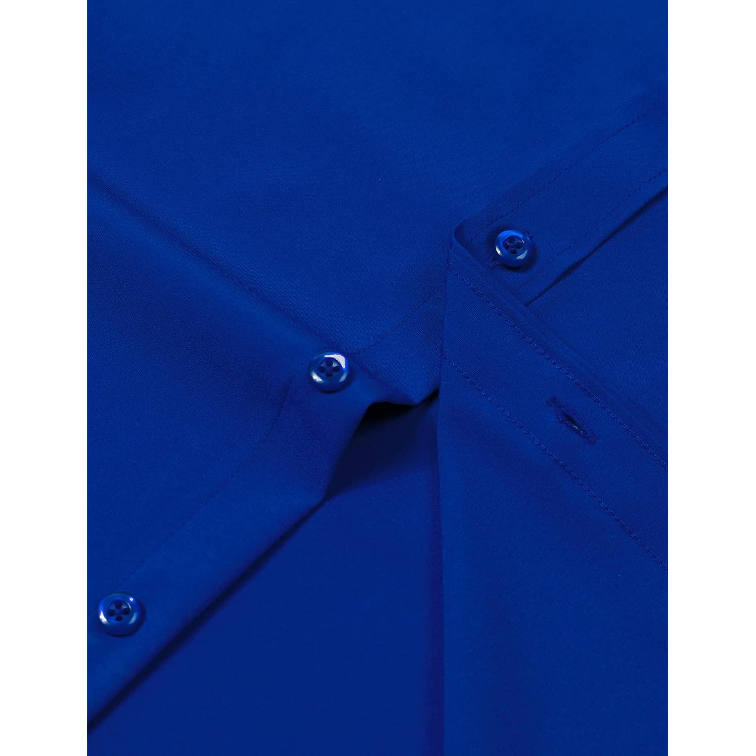 Zeroyaa Men'S Regular Fit Dress Shirt Solid Wrinkle-Free Long Sleeve Casual Business Button Up Shirts With Pocket