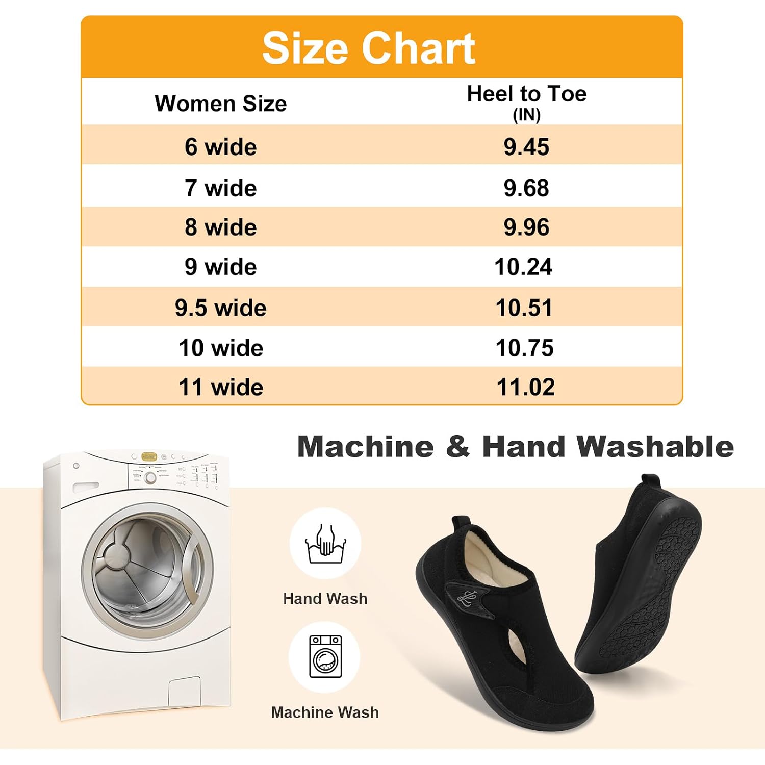 Womens Slippers Wide Diabetic Shoes Adjustable Arthritis Edema House Shoes Indoor Outdoor Slippers