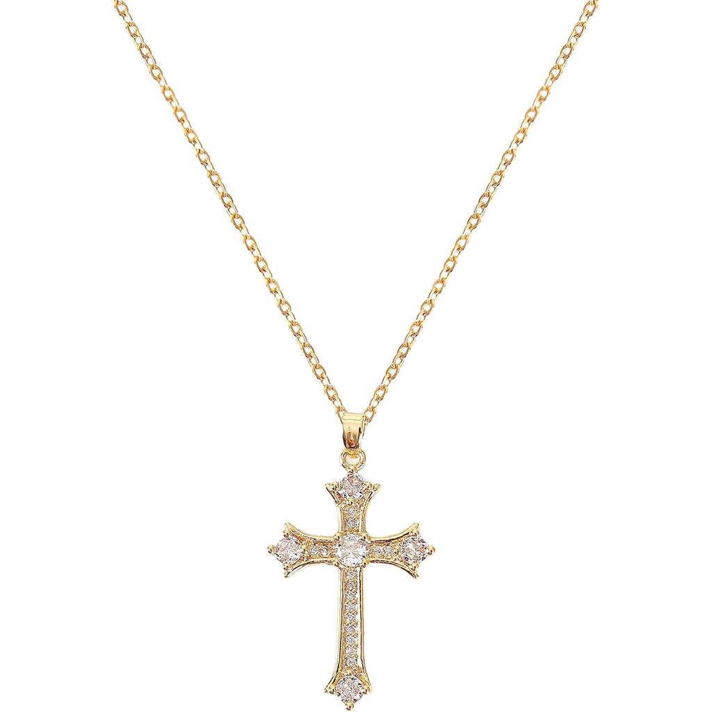 Cross Pendant Necklace for Women Jewelry Gold Cross Necklaces for Women Cross Necklace Minimalist Trendy Jewelry Valentines Day