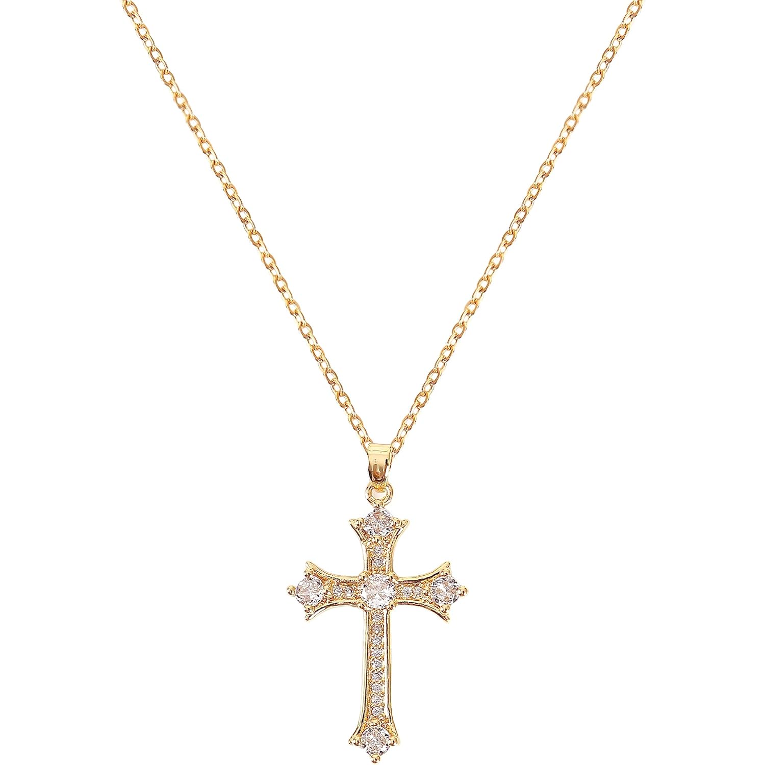 Cross Pendant Necklace for Women Jewelry Gold Cross Necklaces for Women Cross Necklace Minimalist Trendy Jewelry Valentines Day