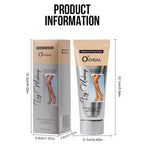 O’Cheal Waterproof Leg Makeup Cream, No Transfer Tattoo Cover Up&Scar Concealer, Long Lasting Body Foundation For Flawless Skin, Leg Varicose Vein Cover Up, Suitable All Skin Tones (Nature)