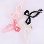 4 Pcs Bow Hair Clips Elegant Hair Claw Butterfly Hair Accessories for Girls Nonslip Butterfly Clips Hair Grips Styling Accessories for Women