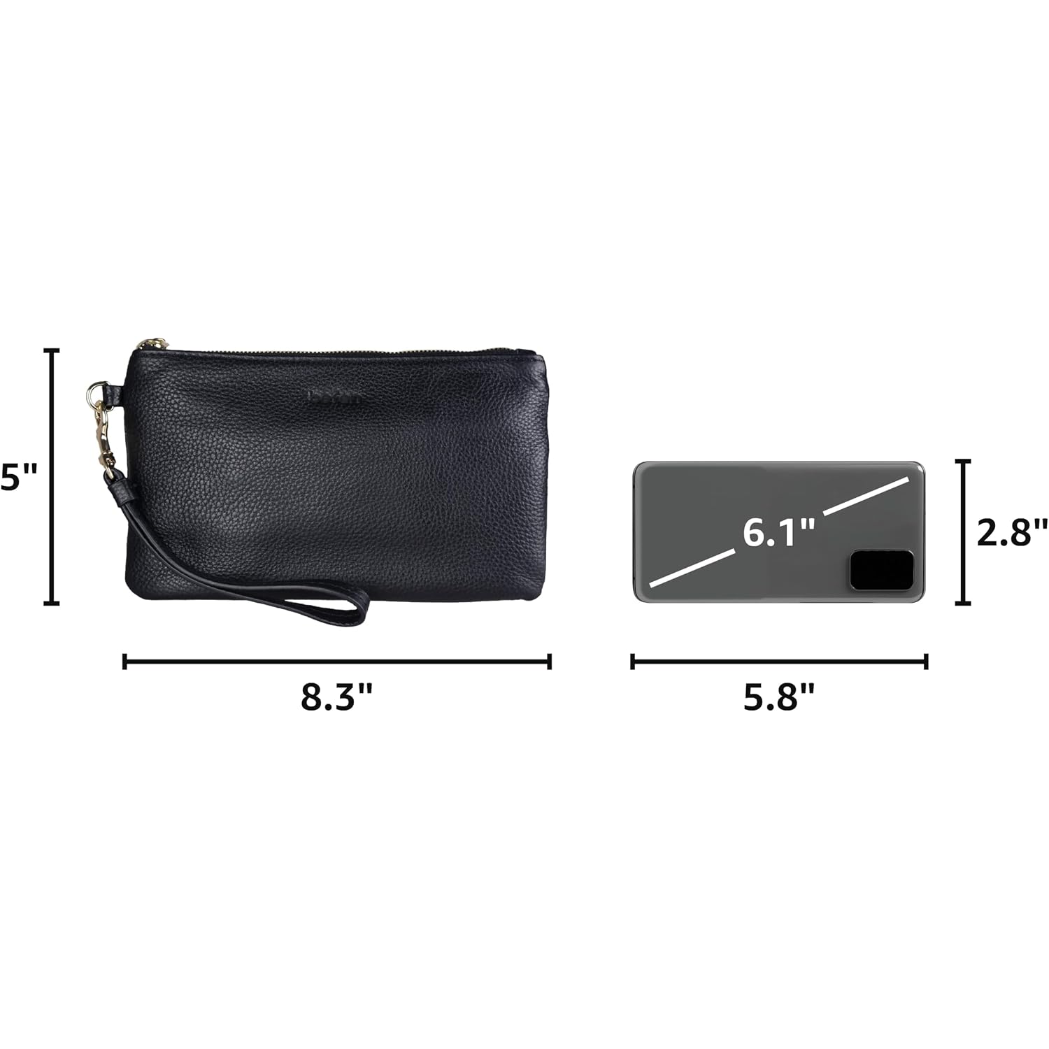 Befen Genuine Leather Wristlet Clutch Rfid Blocking Bag Cell Phone Wallet Purse Wristlet Wallet Purses And Handbags For Women