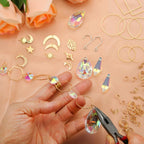 Diy Suncatchers, 400Pcs Sun Catchers Supplies Kit Art And Crafts For Adults