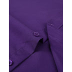 Men'S Dress Shirts Long Sleeve Button Down Shirt Business Formal Stretch Shirt Regular Fit With Pockets