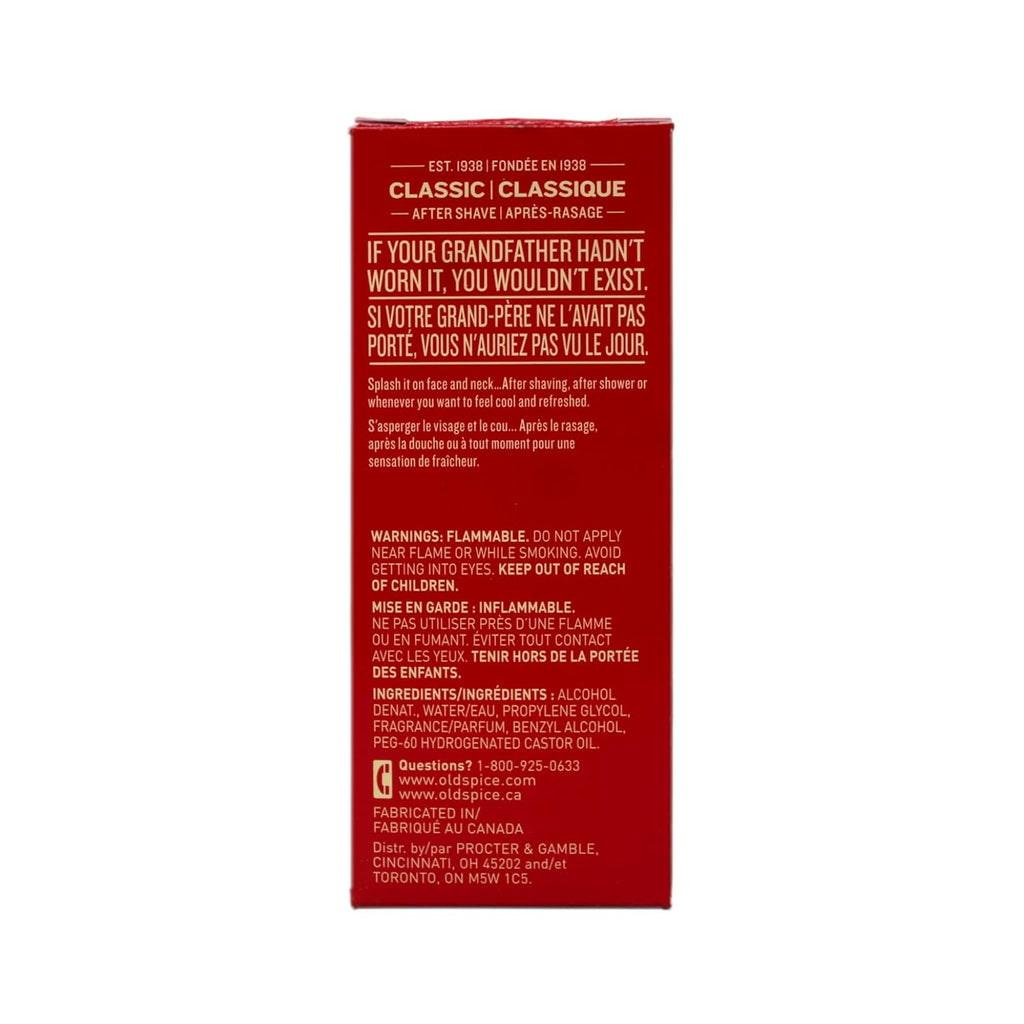 Old Spice Classic After Shave 4.25 Ounce (125ml) (2 Pack)