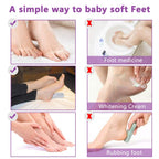 ALIVER Foot Peeling Mask - 5 Pack, Exfoliating Mask Make Feet Baby Soft, Foot Mask for Dry Cracked Skin, Peeling Away Dead Skin, Calluses - Lavender