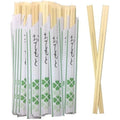 Solid No Splinter Chopsticks 40 pairs | Individually Wrapped Disposable Wooden Chopstick | Best for Sushi & Asian Dishes