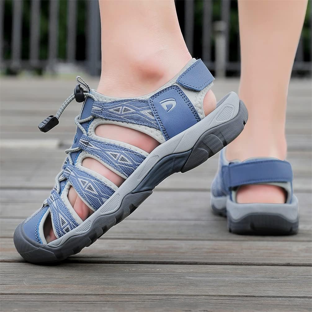 Dannto Women'S Sport Hiking Sandals Closed Toe Outdoor Athletic Walking Sandal Lightweight Summer Water Shoes