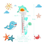 Xy-Wq Floating Pool Thermometer, Large Size Easy Read For Water Temperature With String - Swimming Pool, Spas, Hot Tubs, Ponds (Dolphin)