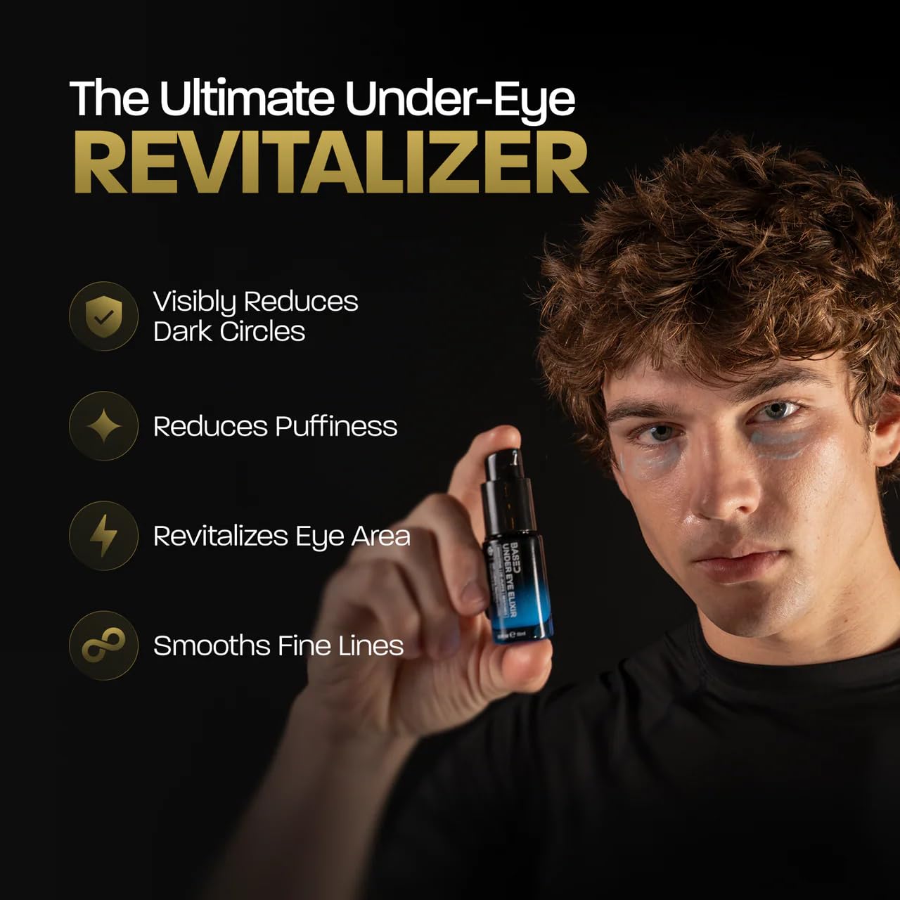 Based Under Eye Elixir, Hydrating & Refreshing Formula, Simple. Effective. Based. 0.5 Fl Oz, Pack Of 1