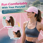 Top-Ex Chicpony™ Women’S Running Hat, Hidden Ponytail Cap, Cooling Breathable Lightweight Sports Cap, 2 Sizes