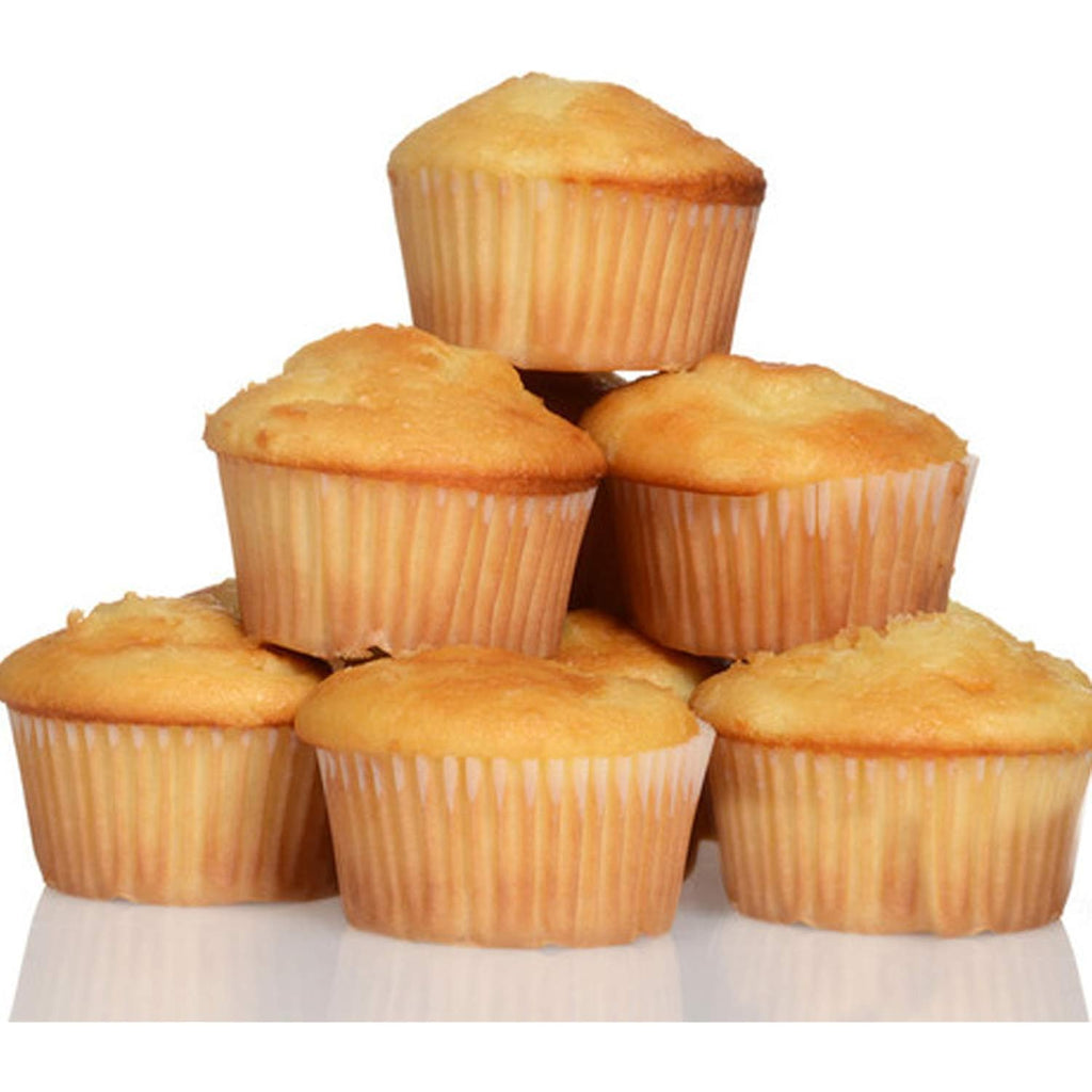 Caperci Standard Natural Cupcake Liners 500 Count, No Smell, Grease-Proof Paper Muffin Liners, Food-Grade Baking Cups For Cupcakes, Muffins, Nuts
