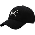 Trendy Bow-Tie Baseball Cap For Women | Trucker Hats Y2K Adjustable Fashion Sun Hat With Visor For Hiking & Travel