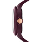 Skechers Women'S Rosencrans Analog Burgundy Silicone Watch (Model: Sr6344)