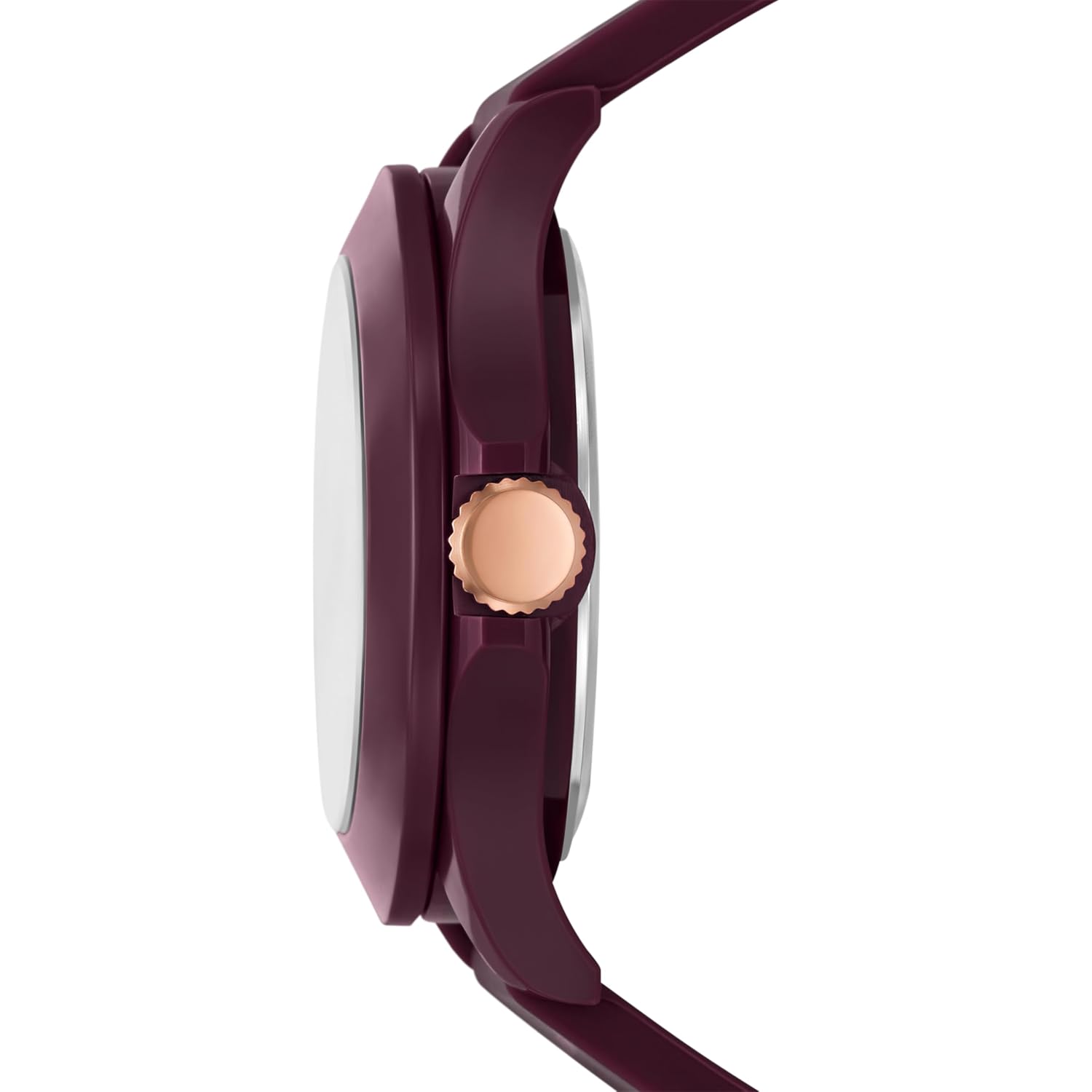 Skechers Women'S Rosencrans Analog Burgundy Silicone Watch (Model: Sr6344)