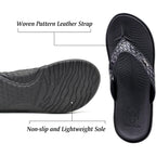 Kuailu Womens Flip Flops Ladies Yoga Mat Comfortable Walking Thong Sandals With Plantar Fasciitis Arch Support Slip On Indoor Outdoor For Summer