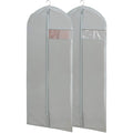 Dress Bags For Gowns Long, 65'' Long Dress Clear Garment Bag(Set Of 2, 23.3'' X 65'')