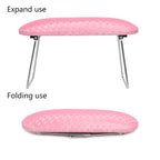 Krofaue Arm Rest for Nails Tech, Professional Microfiber Leather Nail Hand Rest Stand Arm Rest for Acrylic Nails Cushion Hand Holder with Non-slip - Nail Technician Use Must Have (Pink)