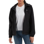 Moerdeng Women'S Waterproof Rain Jacket Lightweight Raincoat Hooded Hiking Jacket Softshell Windbreaker