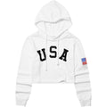 Perfashion Women Sweatshirt Crop Top Hoodie Long Sleeve Sweatshirts
