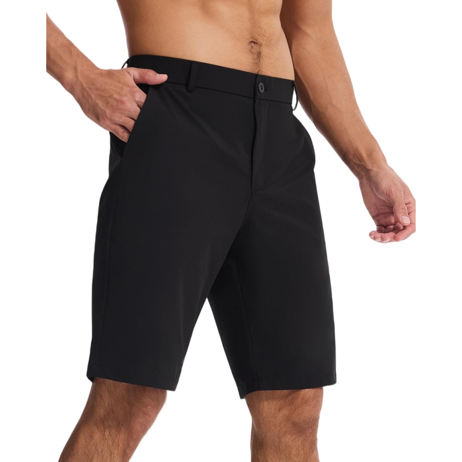 Snowten Men'S Classic Fit 7/9/11 Inch Golf Shorts Basic Lightweight Stretch Hiking Casual Short With 2 Pockets And 1 Hidden