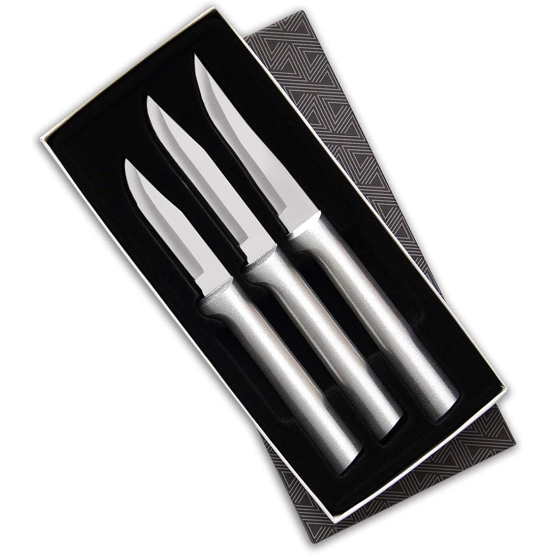 Rada Cutlery Paring Knife Galore Gift Set (S01), 3-Piece Knife Set, Stainless Steel Blades, Sliver Handle