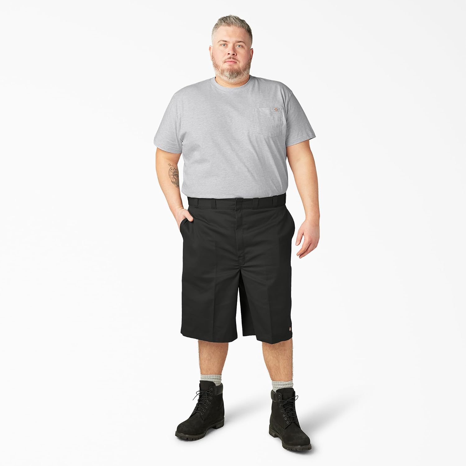 Dickies Mens Loose Fit Flat Front Work Shorts