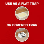 Tomcat Glue Boards With Eugenol For Enhanced Stickiness, 4 Boards | Sticky Traps For Mice, Cockroaches & Insects, Flat Or Covered Use, Ready-To-Use