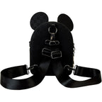 Loungefly Mickey Mouse Checkered Texture Convertible Mini Backpack & Crossbody Bag