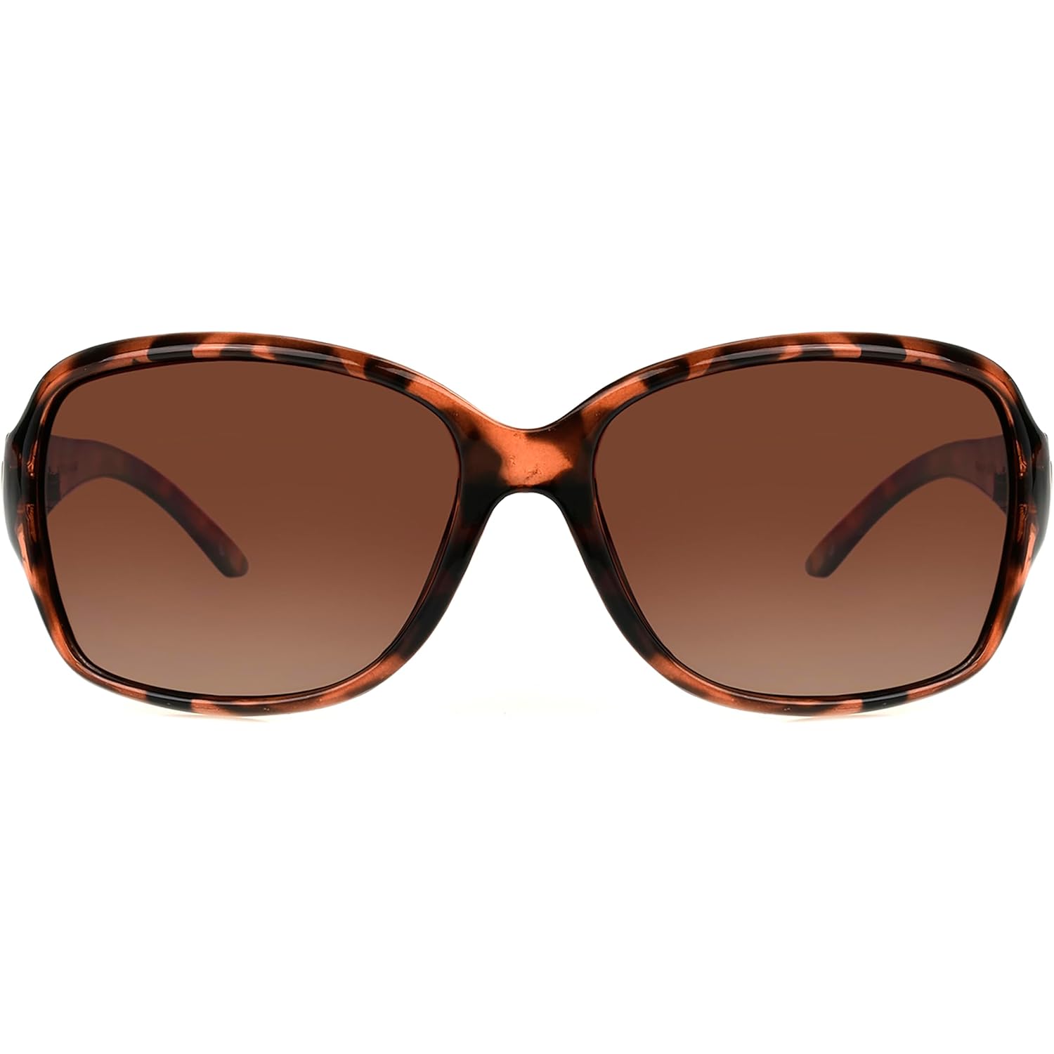 Foster Grant Polarized Sunglasses For Women, Brown Tortoise Shell Sunglasses Tortoise/Brown