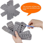 BYKITCHEN Pan and Pot Protectors, Larger & Thicker Pan Protectors with Stars, Set of 6 and 3 Different Sizes, Pot Protectors for Stacking and Protecting Your Cookware