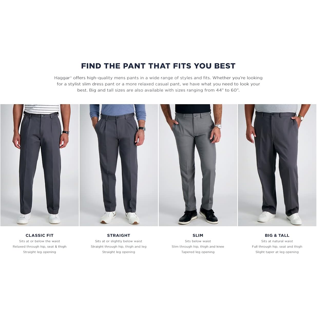 Haggar Men'S Cool 18 Classic Fit Expandable Waist Short Reg. And Big & Tall Sizes