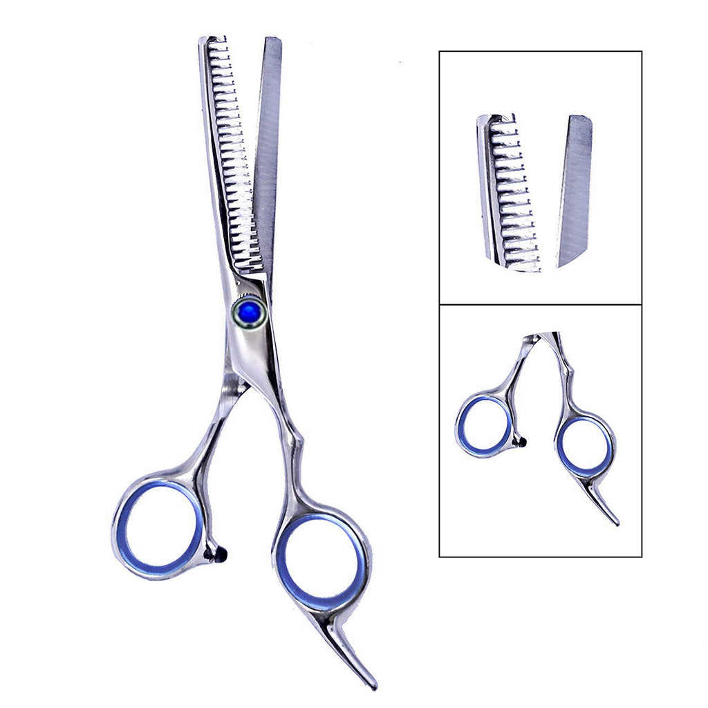 Baby Hair Cutting Scissors Set Professional Safety Round Tip Stainless Steel Hair Thinning Shears Bang Hair Scissor For Kids/Salon/Home