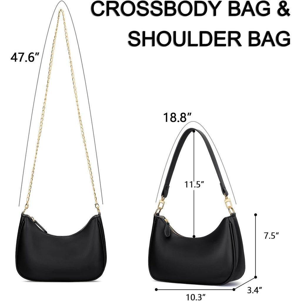 KKXIU Shoulder Bag for Women Cute Hobo Purses and Handbags Retro Clutch Underarm Purse | Cute, Retro, Cute, Retro